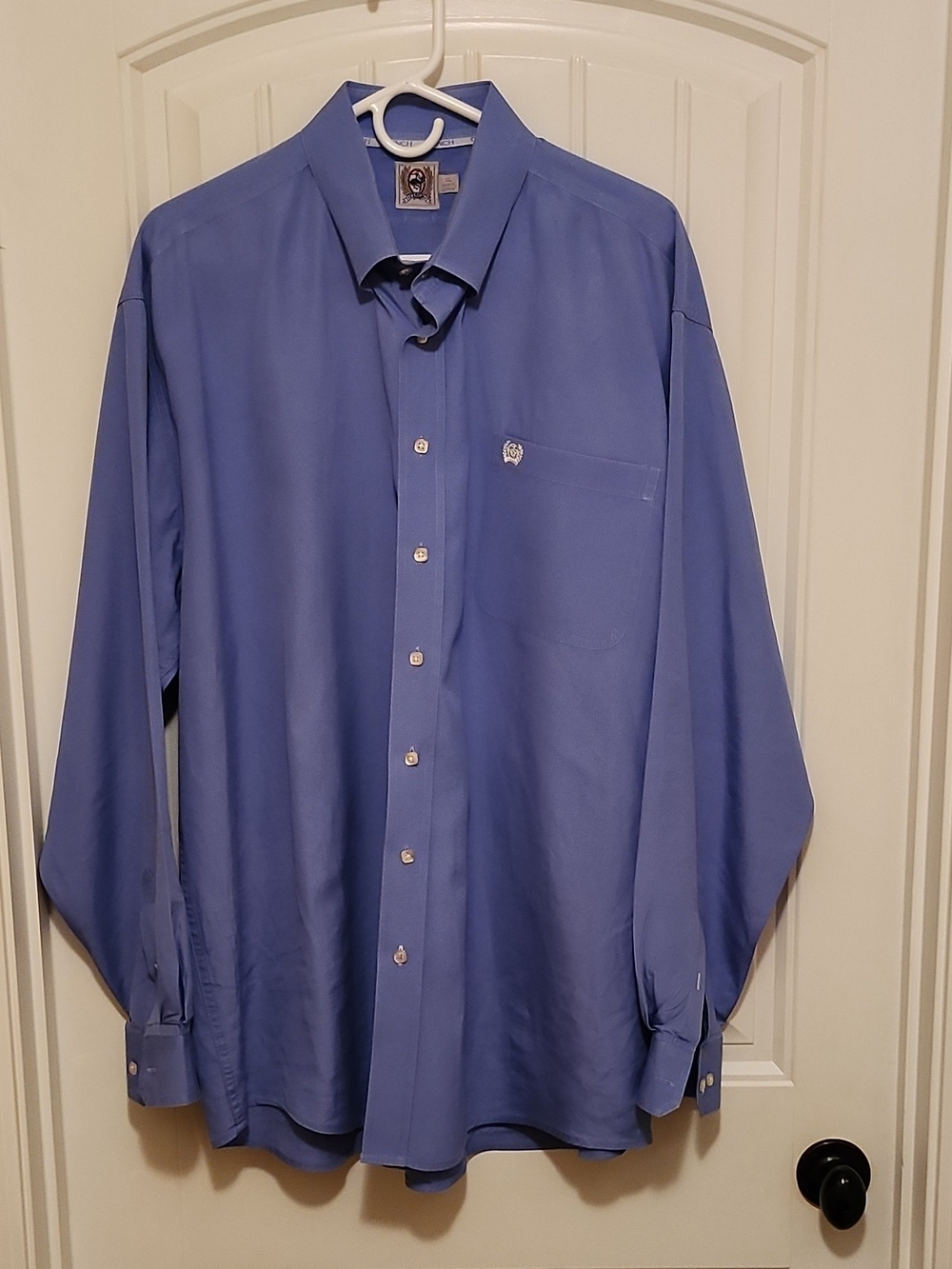 Cinch Men's Long-Sleeve Dress Shirt - Periwinkle Blue